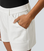 Short de travail taille moyenne avec poches