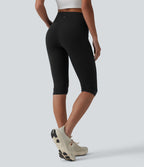 Legging de yoga corsaire SoftlyZero™ taille haute avec poches - UPF50+