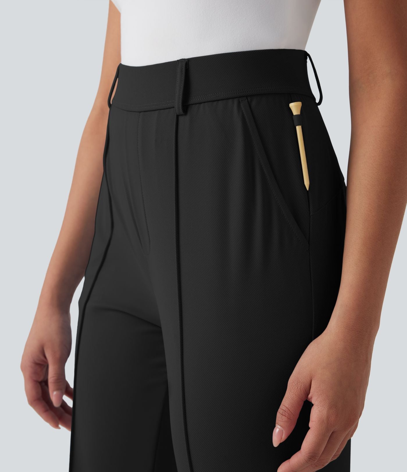Jogging golf taille haute poches séchage rapide - Poche tee de golf - UPF40+