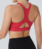 Brassière d'entraînement SpeedWave™ maintien moyen coques moulées perforée crochet ajustable séchage rapide E-G