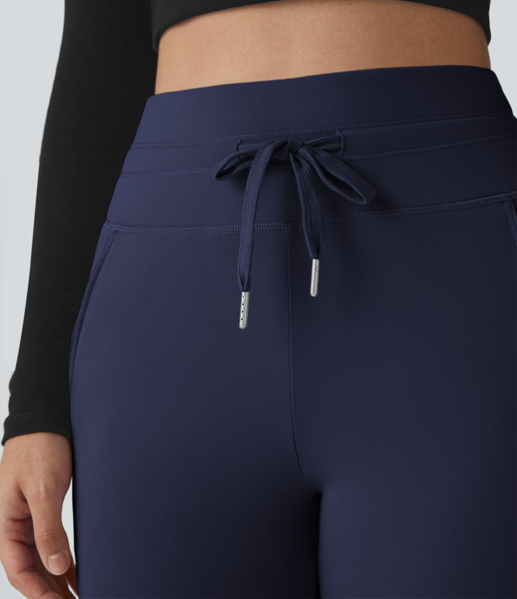 Jogging taille haute Softlyzero™ Plush avec cordon de serrage et poches latérales