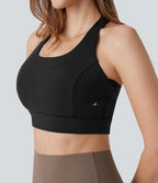 Brassière yoga dos nageur maintien léger E-G