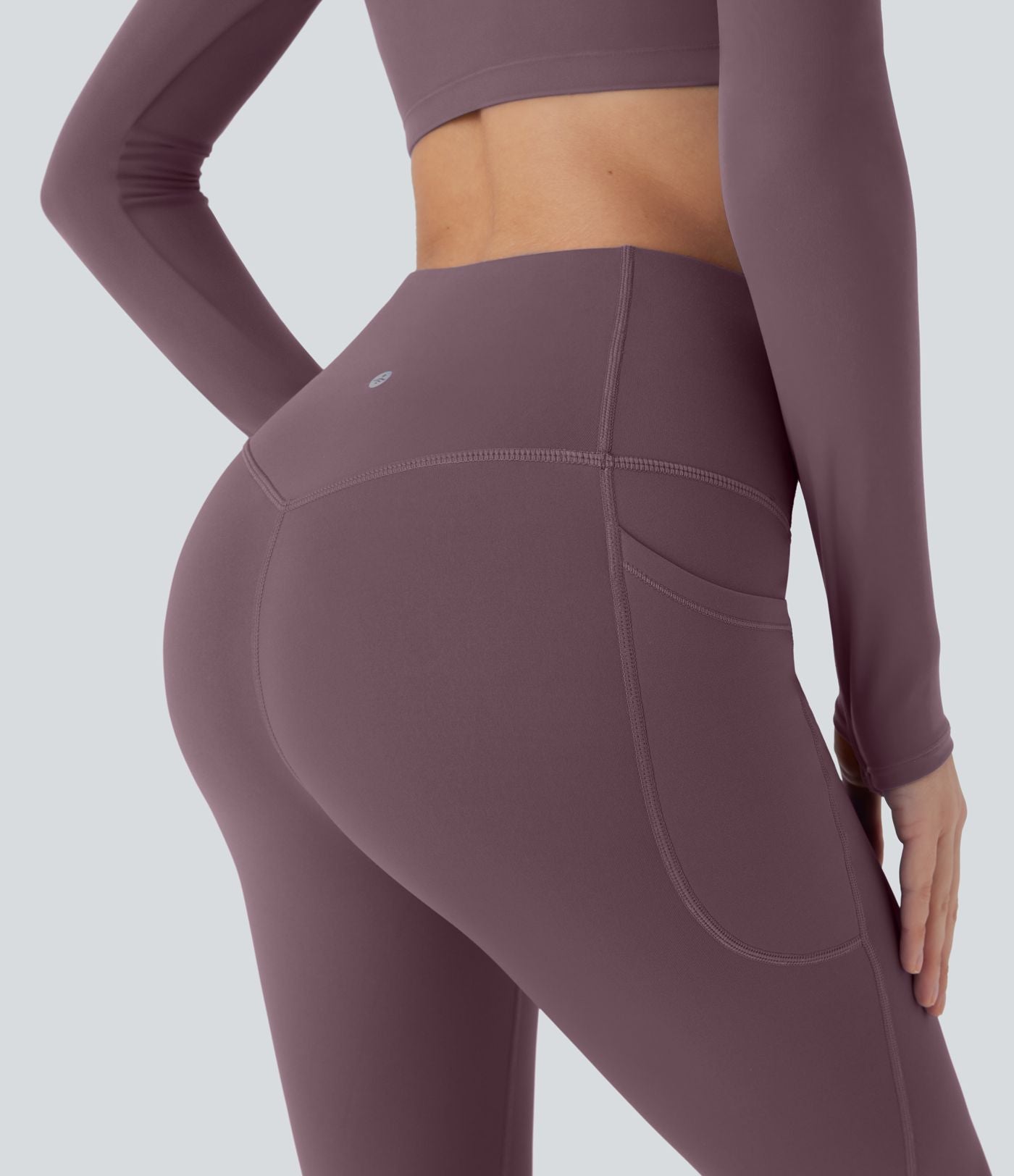 Legging de sport taille haute gainant et thermique Softlyzero™ avec poches