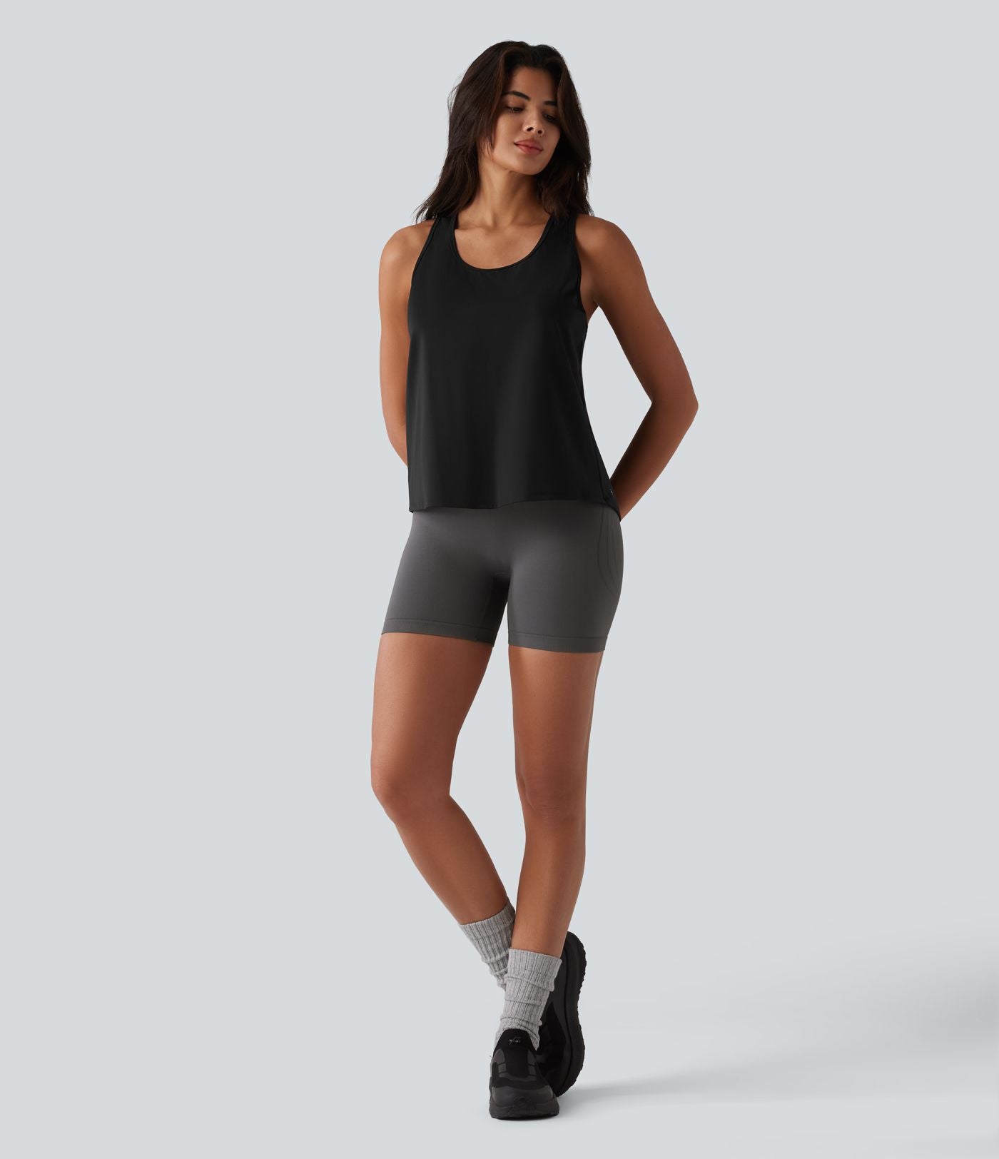 Débardeur de sport dos nageur SoftlyZero™ Airy avec dentelle contrastante effet frais InstantCool, protection solaire UPF50+