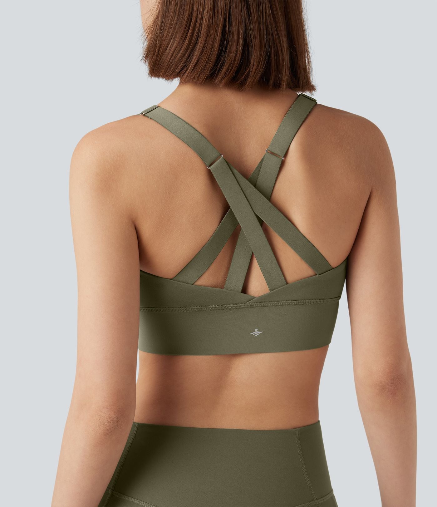Brassière de sport course SpeedWave™ soutien intermédiaire push-up zip boucle réglable séchage rapide bonnets A-C
