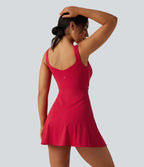 Robe de tennis 2-en-1 SoftlyZero™ Airy mini effet frais InstantCool avec poche, accès facile Easy Peasy, protection solaire UPF50+