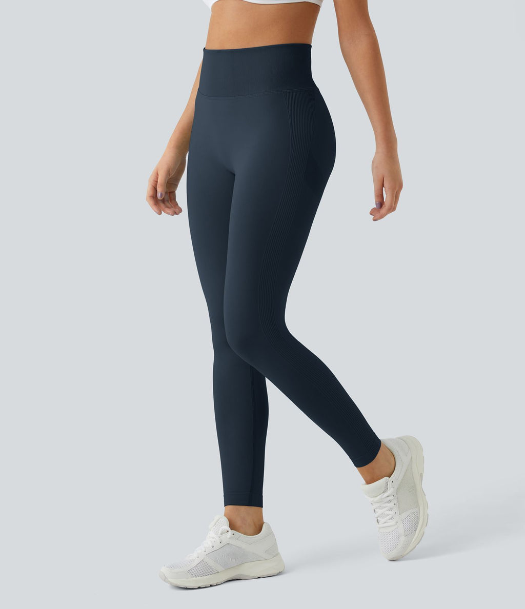 Legging push-up taille haute froncé sans couture OneForm Seamless Flow