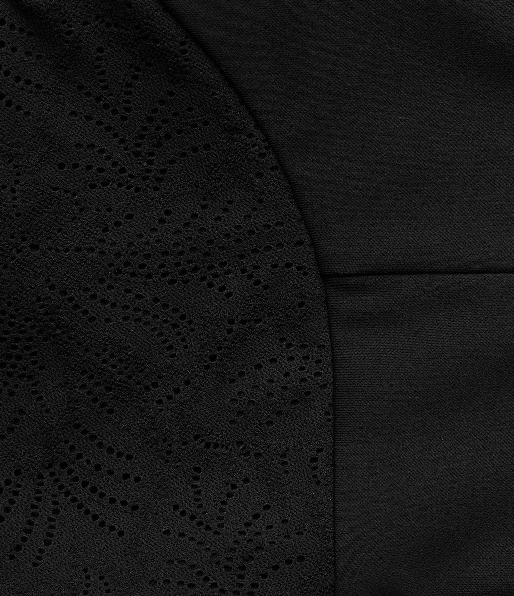 Robe courte décontractée SoftlyZero™ en dentelle contrastée légère à nouer dans le dos, à effet frais InstantCool