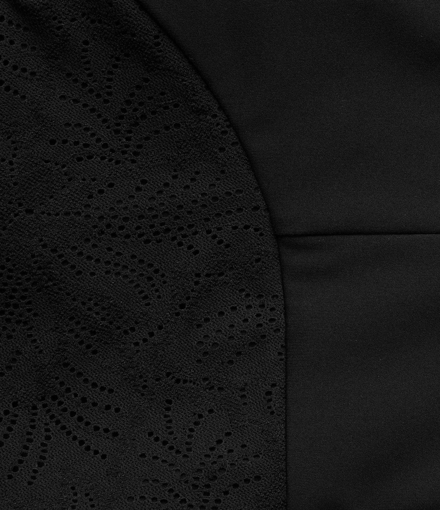 Robe courte décontractée SoftlyZero™ en dentelle contrastée légère à nouer dans le dos, à effet frais InstantCool