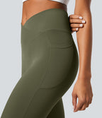 Softlyzero™ Legging Unis Poches Croisées