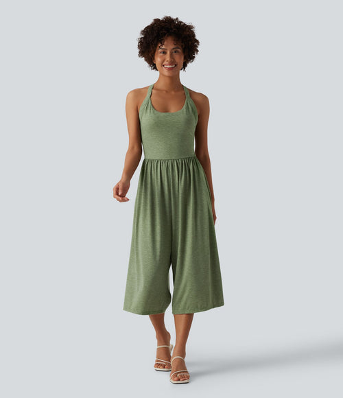 Combinaison casual pantacourt large avec poches - Édition Easy Peasy