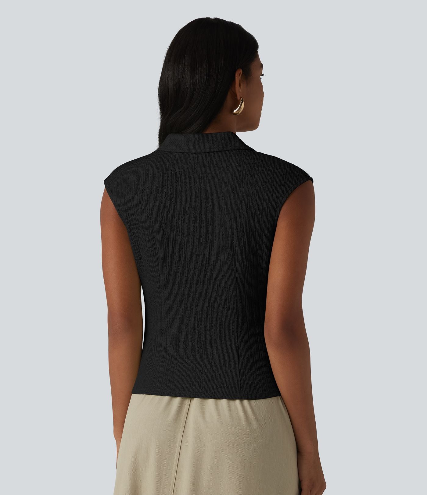 Chemise décontractée sans manches