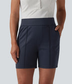 Short de golf séchage rapide taille mi-haute avec poches 12,5 cm - Golf Tee - UPF40+