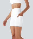 Short 2-en-1 d'entraînement gainant taille haute à séchage rapide avec poches Breezeful™