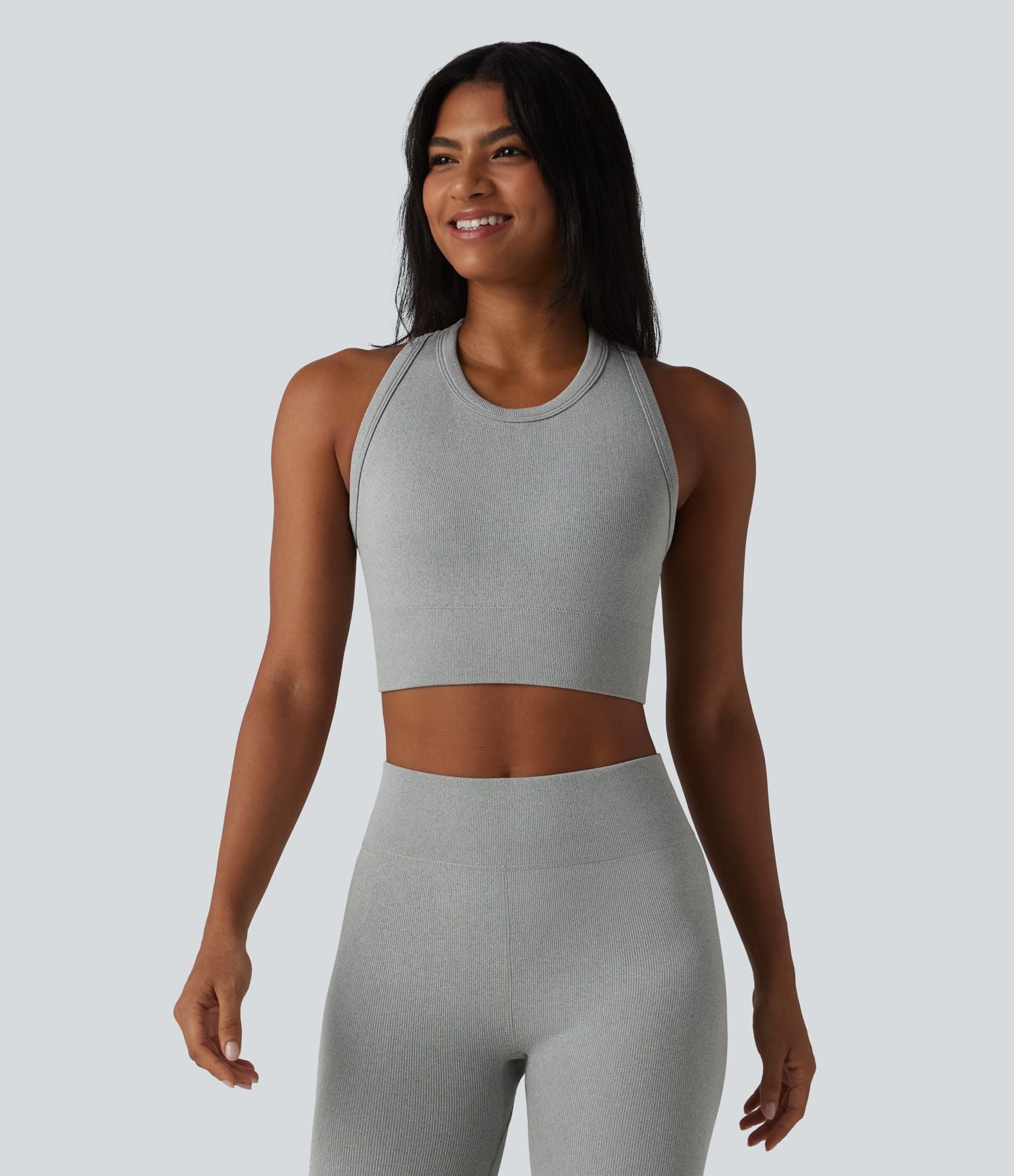 OneForm Seamless Flow Crop top casual dos nageur sans couture
