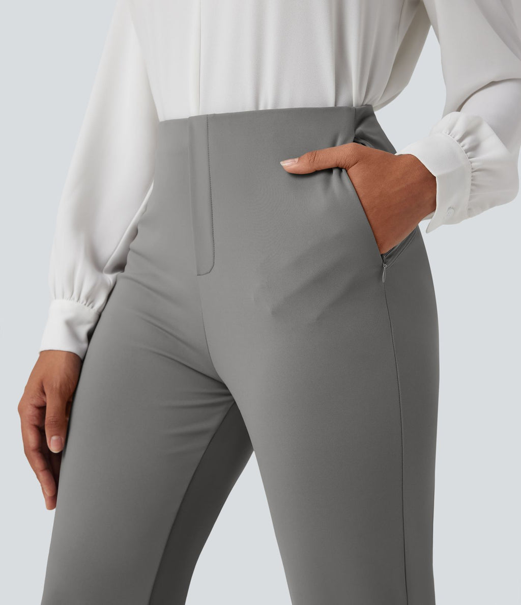 Pantalon tailleur bootcut taille haute Halara Flex™ DayStretch avec poches