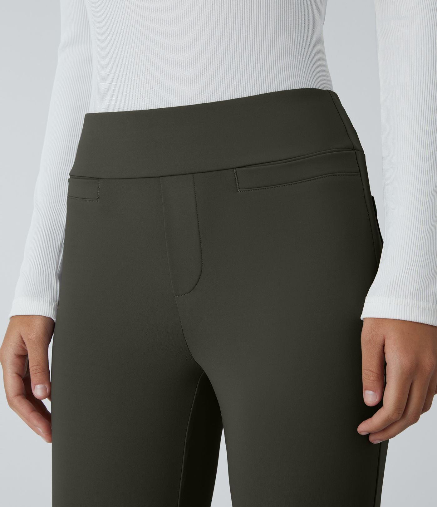 Pantalon tailleur taille moyenne Halara Flex™ avec poches