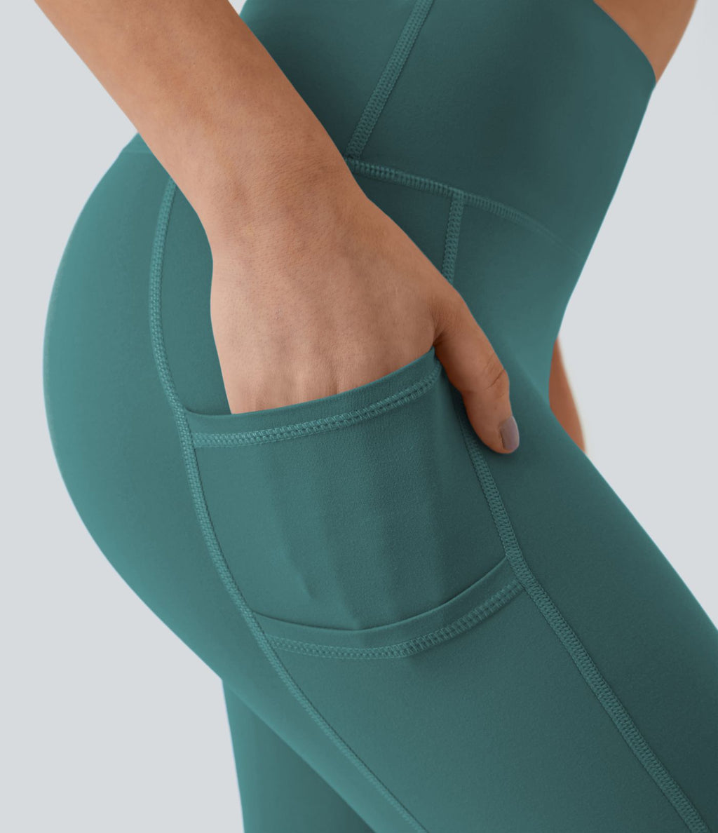 Softlyzero™ Legging Uni Taille Haute Doubles Poches - UPF50+