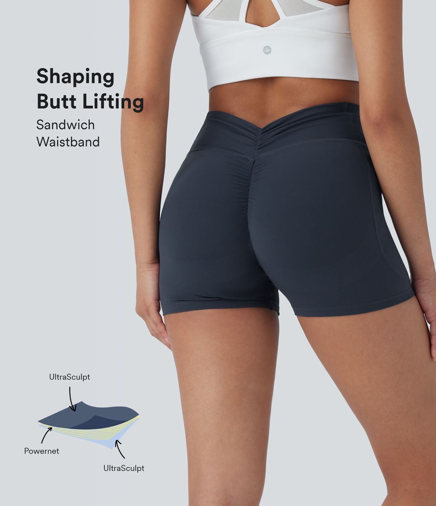 Jogging gainant taille haute avec cordon de serrage intérieur et séchage rapide avec poches Breezeful™