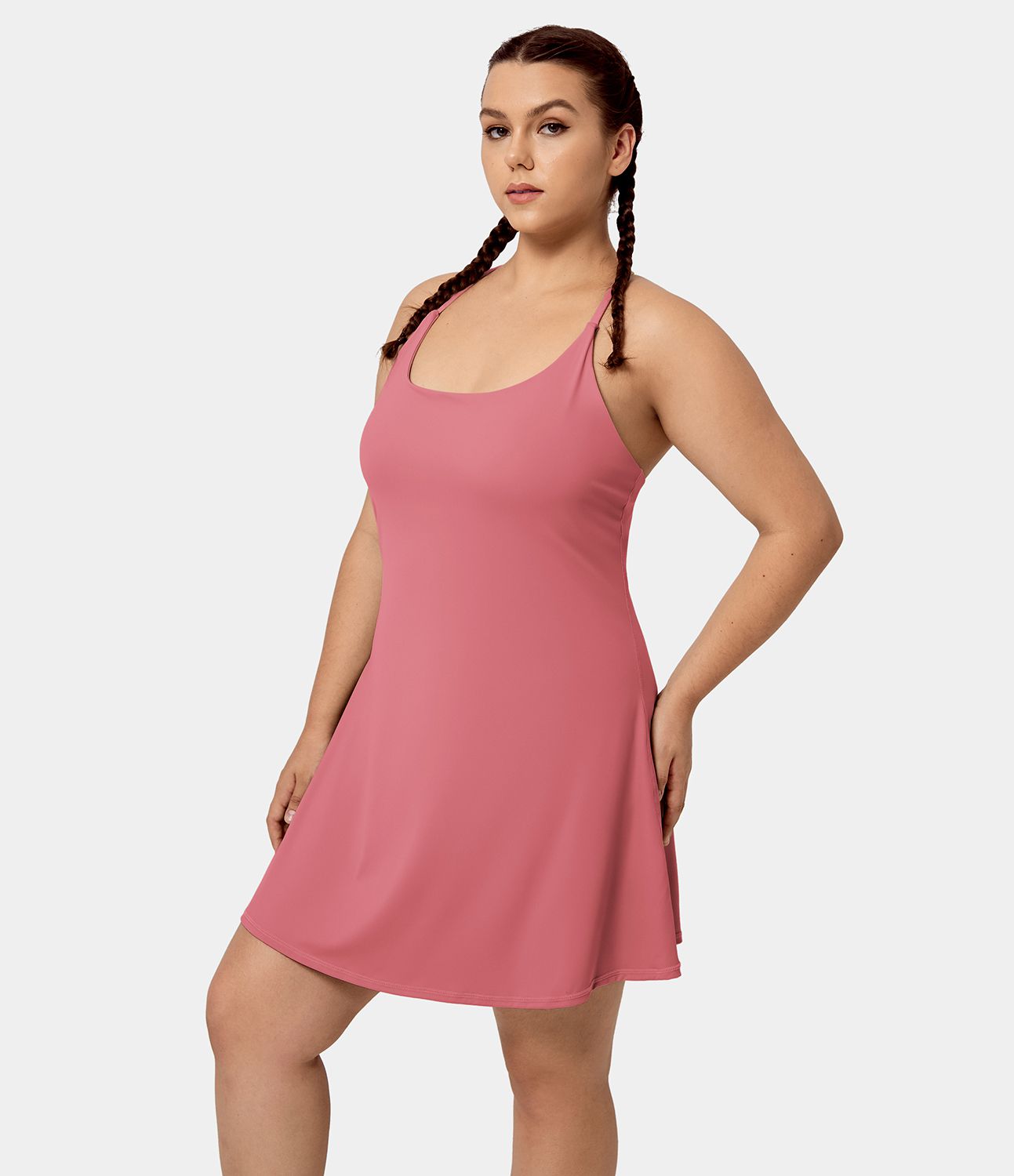 Softlyzero™ Airy Mini Everyday Robe-Euphoria Air Aérée 2 En 1 Dos Nu Avec Poche Latérale Cool Touch Grande Taille