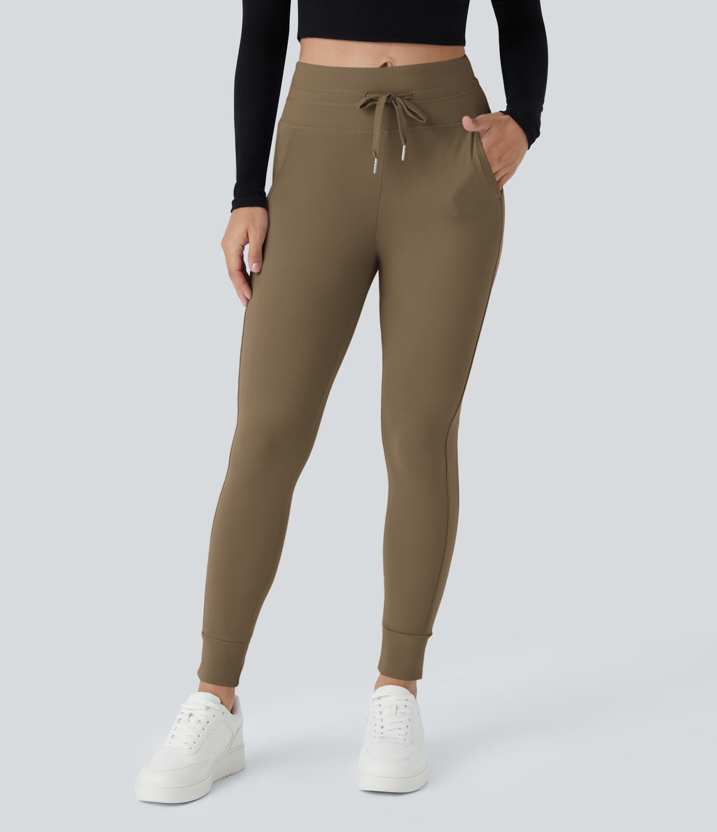 Jogging taille haute Softlyzero™ Plush avec cordon de serrage et poches latérales