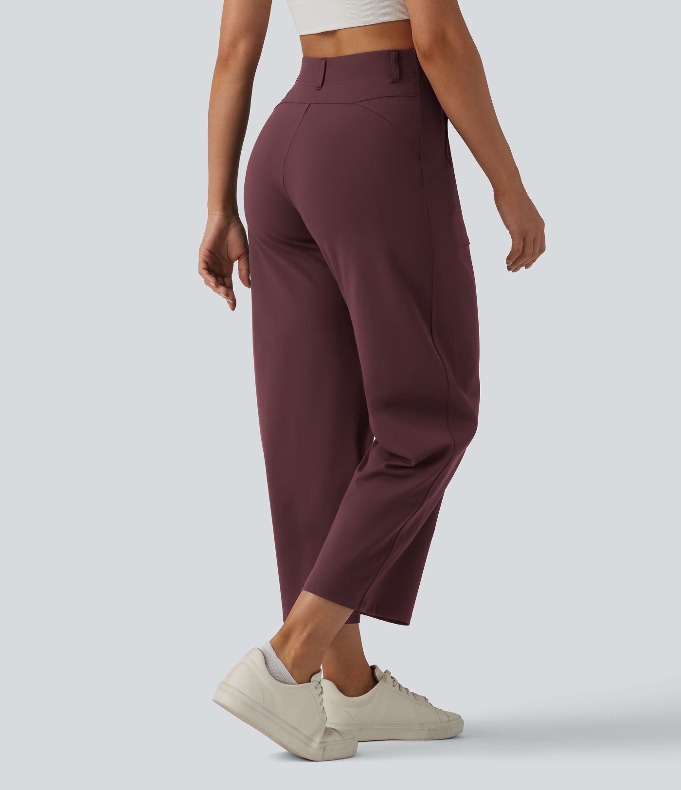 Pantalon barrel DayStretch taille haute avec poches