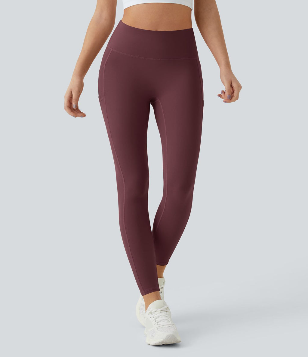 Softlyzero™ Legging Uni Taille Haute Doubles Poches - UPF50+