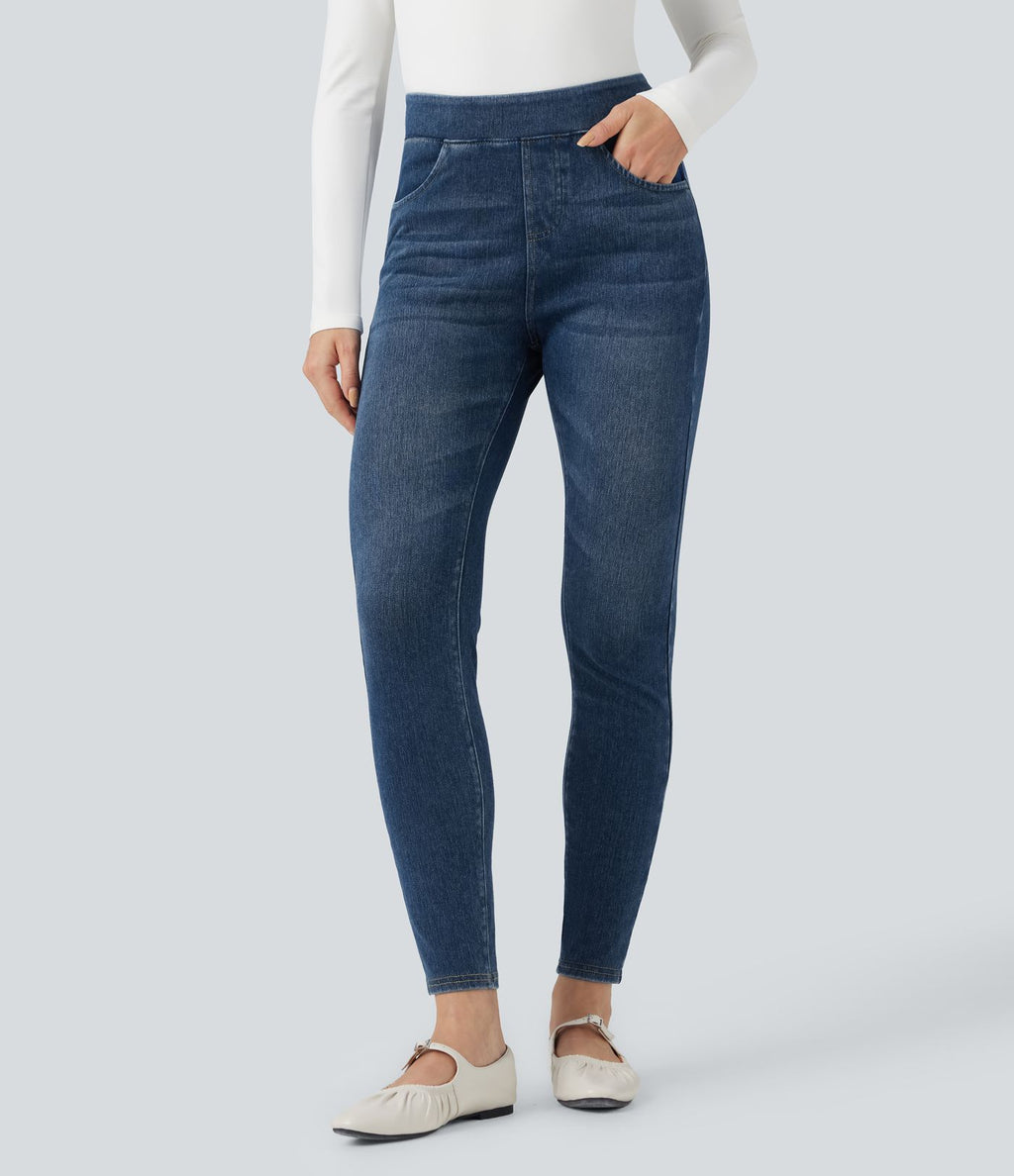 Legging denim Halara Flex™ taille haute avec poches
