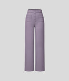 Pantalon taille haute coupe droite DayStretch avec poches