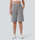 Short bermuda d'entraînement SoftlyZero™ Airy, jambe droite, taille haute avec poches latérales, à effet frais InstantCool, protection solaire UPF50+