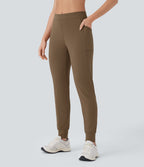 Jogging yoga ajusté taille moyenne DayStretch avec poches