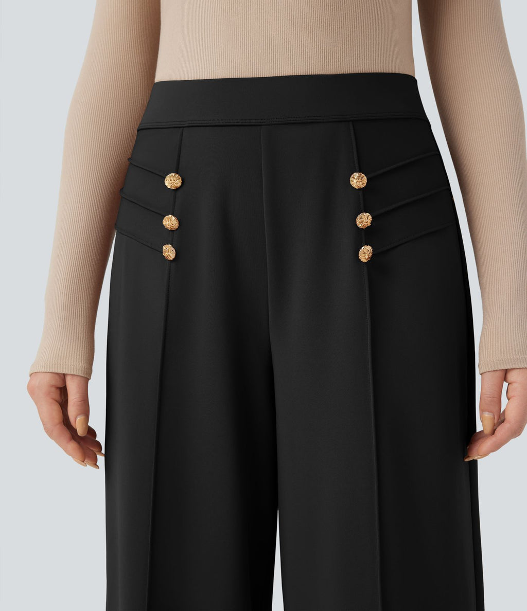 Pantalon tailleur ample taille haute Halara Flex™ DayStretch avec poches
