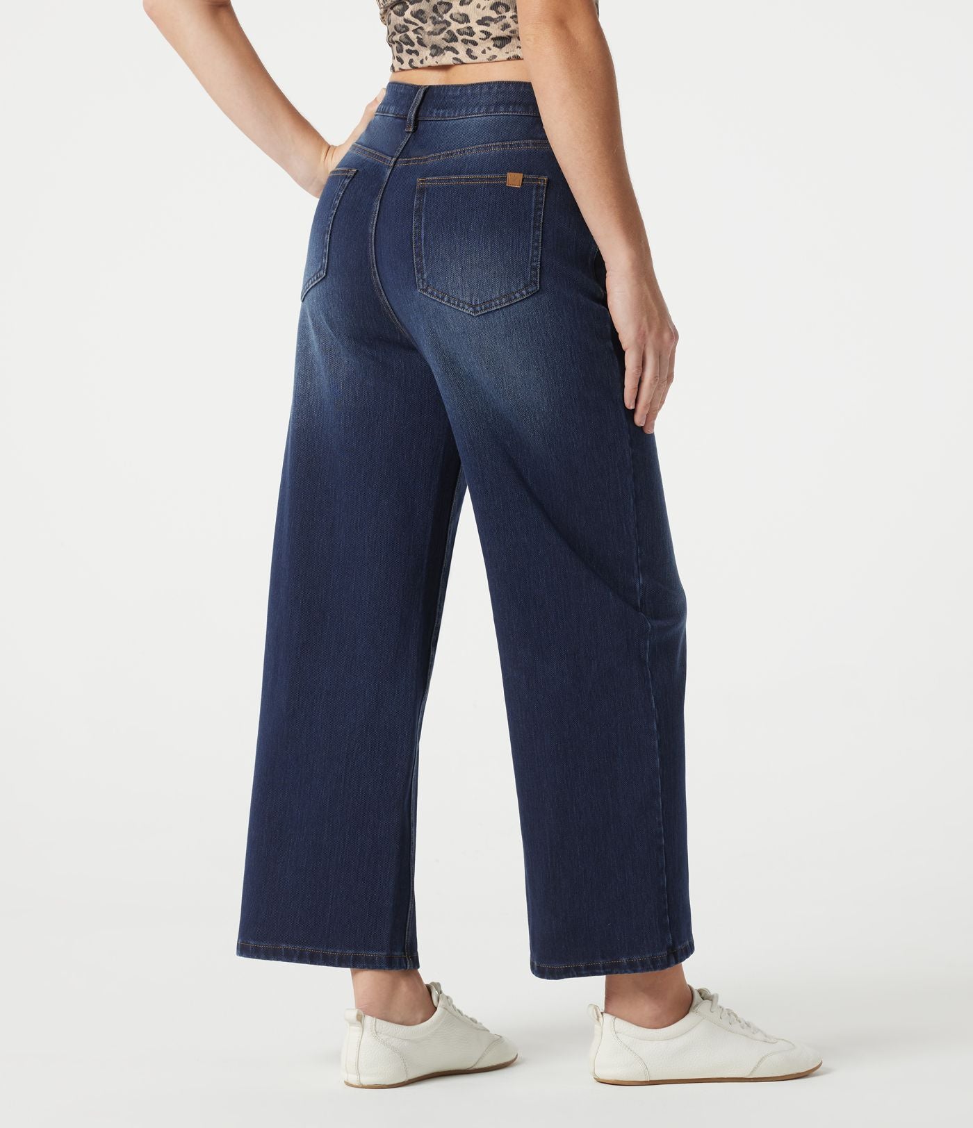 Halara Flex™ Jean large 7/8 taille mi-haute avec poches