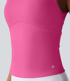 Débardeur yoga SoftlyZero™ Plush à découpes A-D