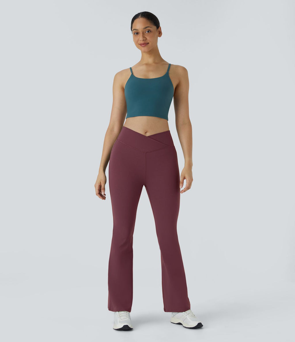 Legging yoga évasé croisé taille haute DayStretch