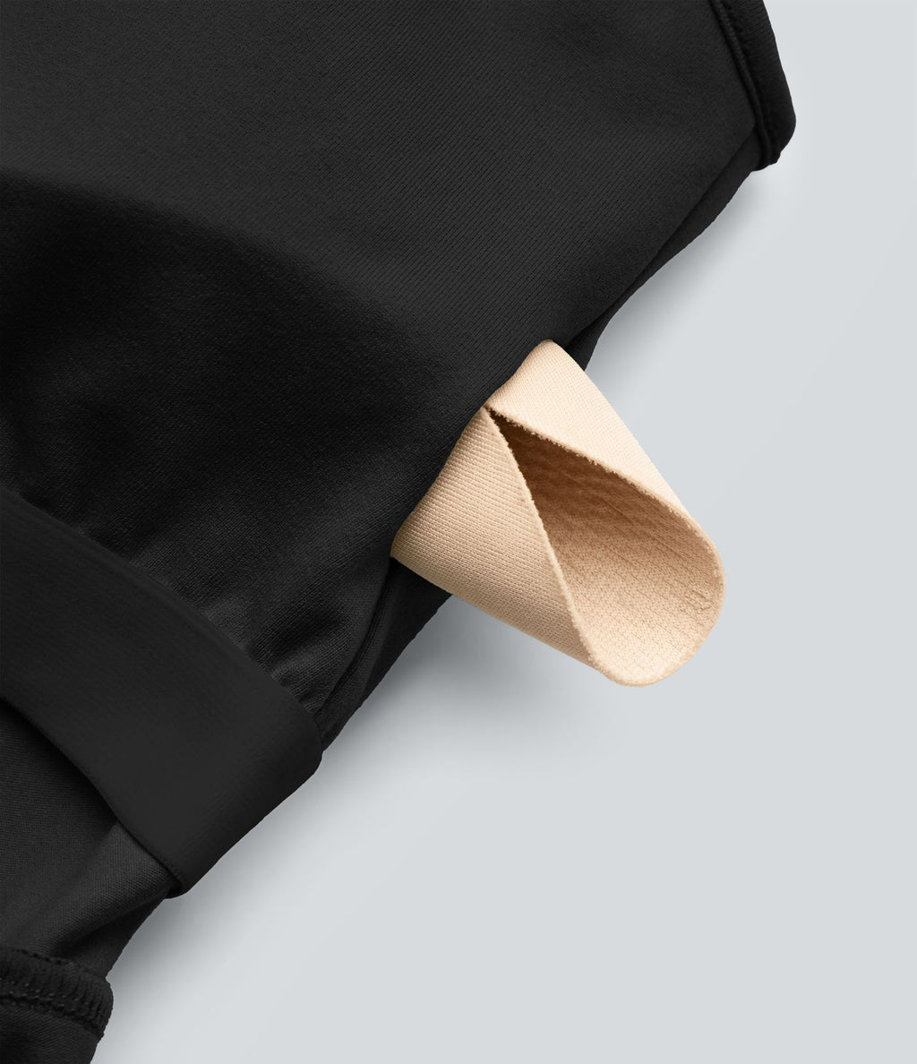 Robe midi moulante décontractée décolleté cœur avec soutien-gorge intégré