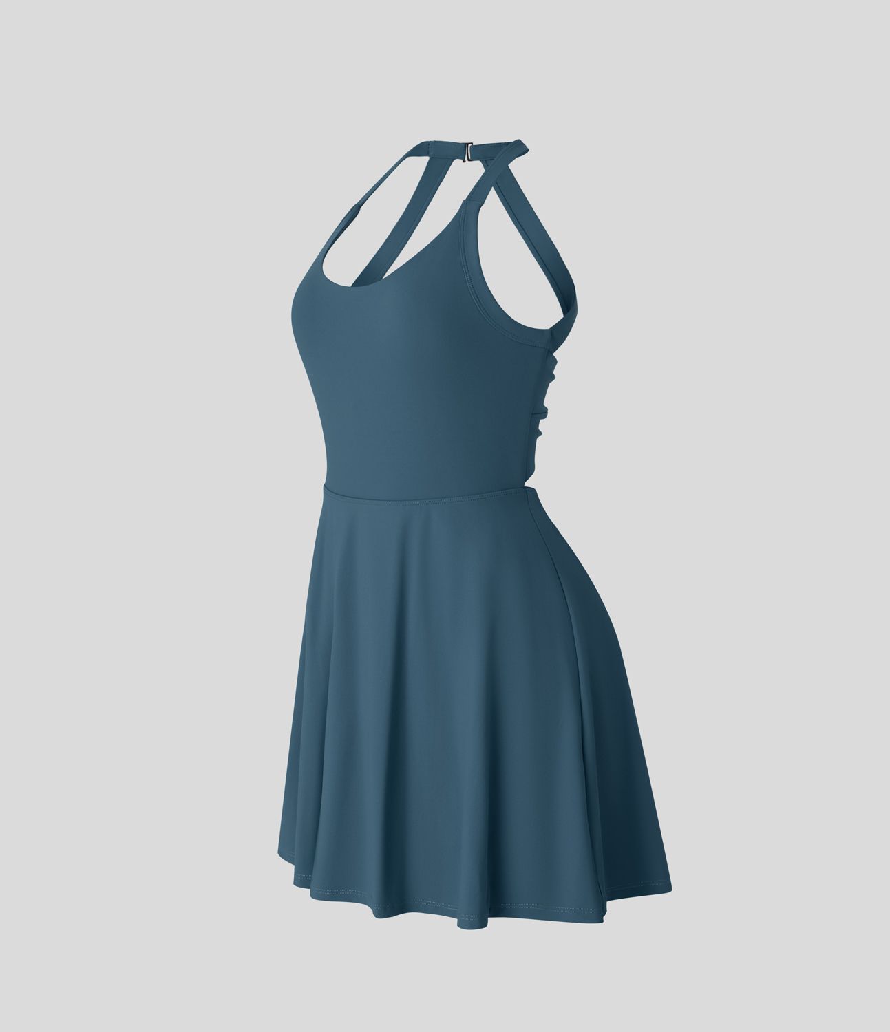Robe de sport dos nu torsadée A-C
