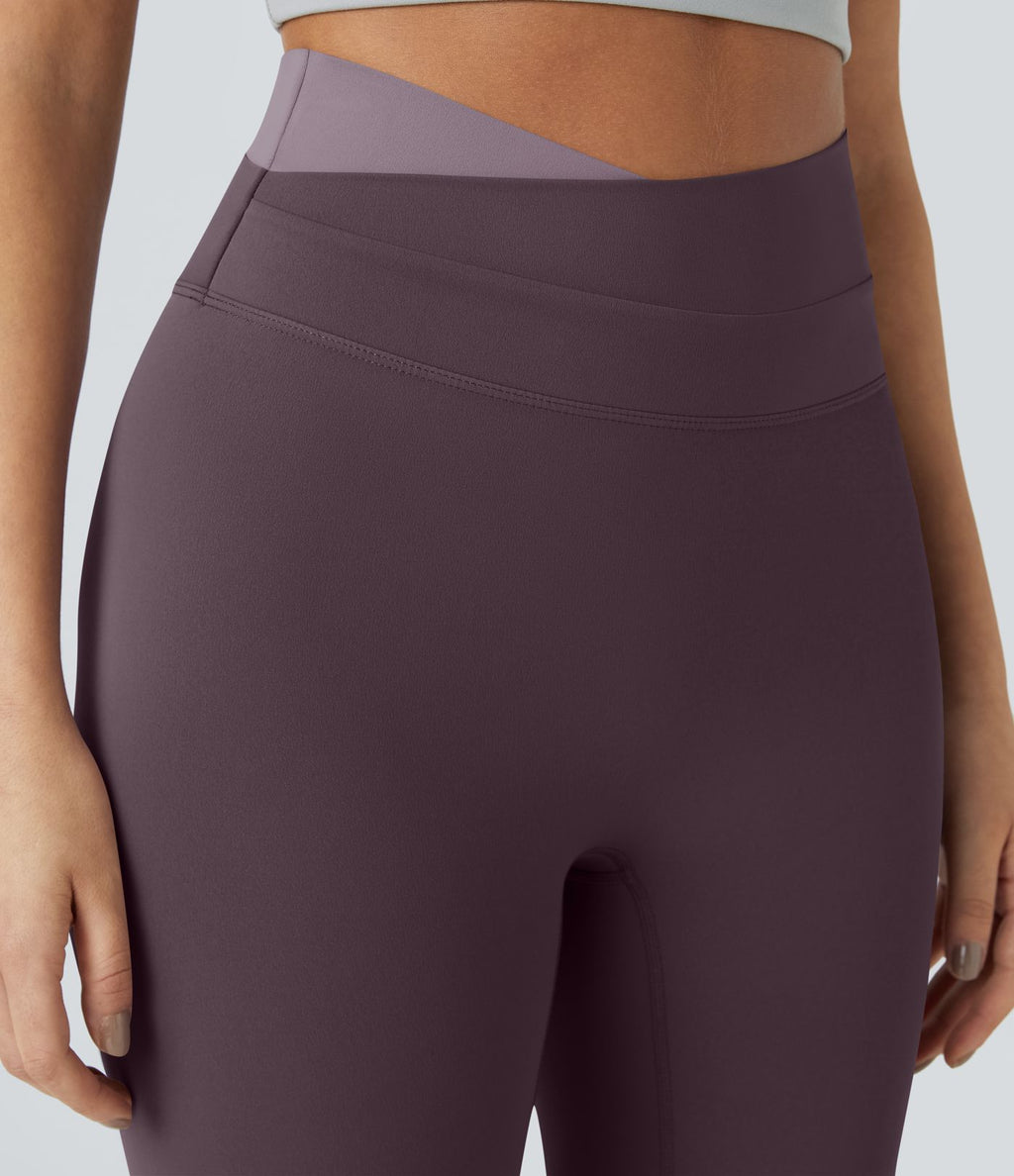 Softlyzero™ Legging Color Block Croisés - UPF50+