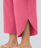 Pantalon fluide resort Breezeful™ à séchage rapide, coupe fendue et effet ventre plat