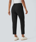 Pantalon golf fuselé taille haute cordon poches séchage rapide - Poche tee de golf