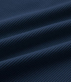 Robe mini gaufrée col cranté sans manches cordon de serrage avec poches