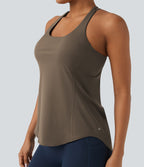 Débardeur running Halara UltraSculpt™ col rond dos croisé bonnets E-G