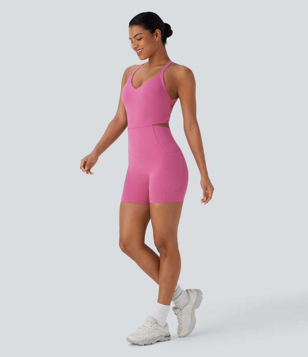 Legging de yoga gainant taille haute avec poches Halara UltraSculpt™