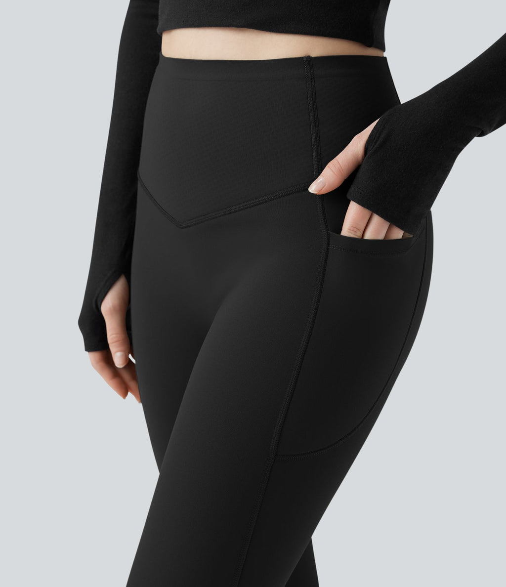 Legging de yoga gainant taille haute extra chaud Halara UltraSculpt™ avec poches