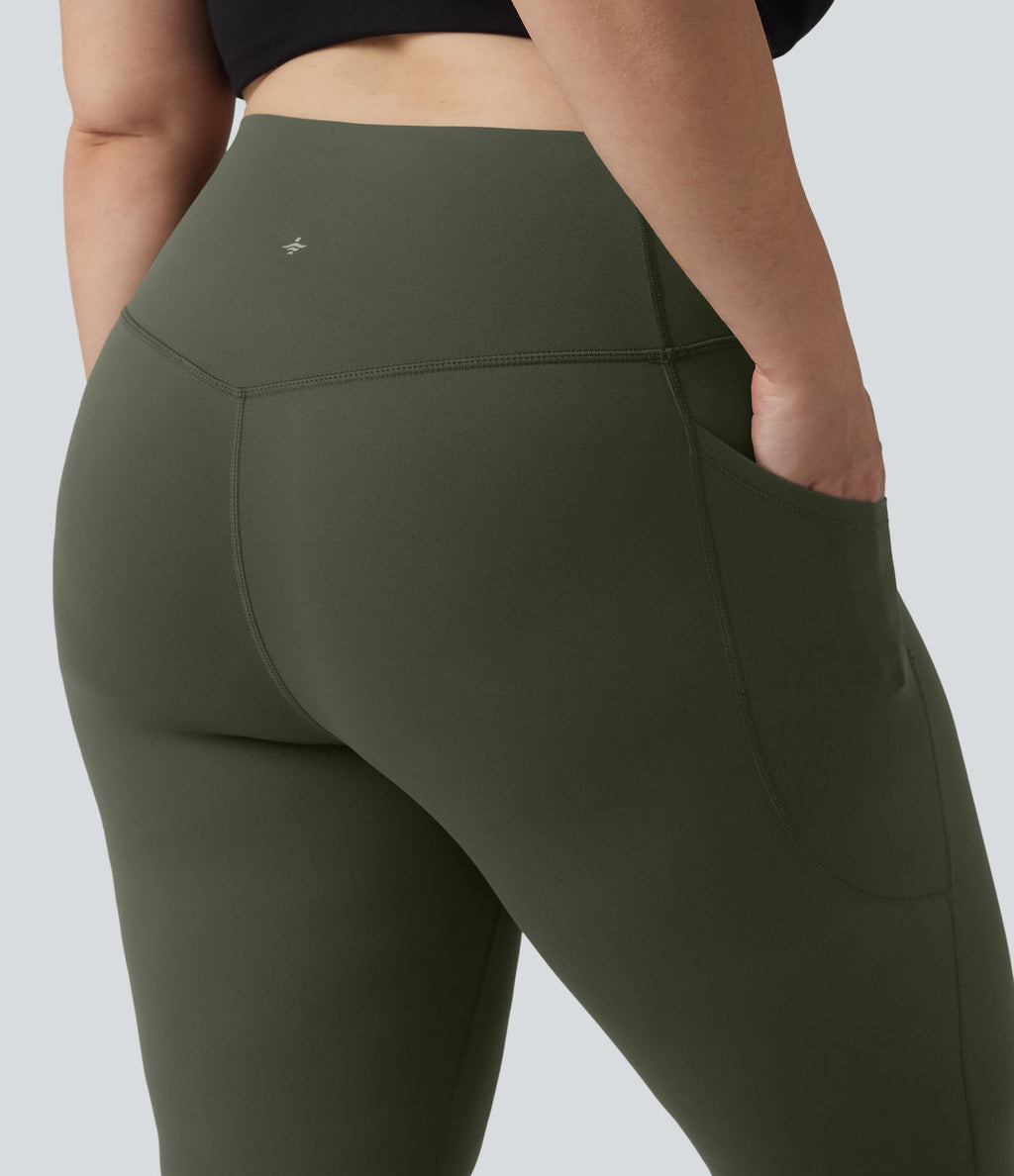 Legging d'entraînement gainant taille haute grande taille avec poches Halara UltraSculpt™