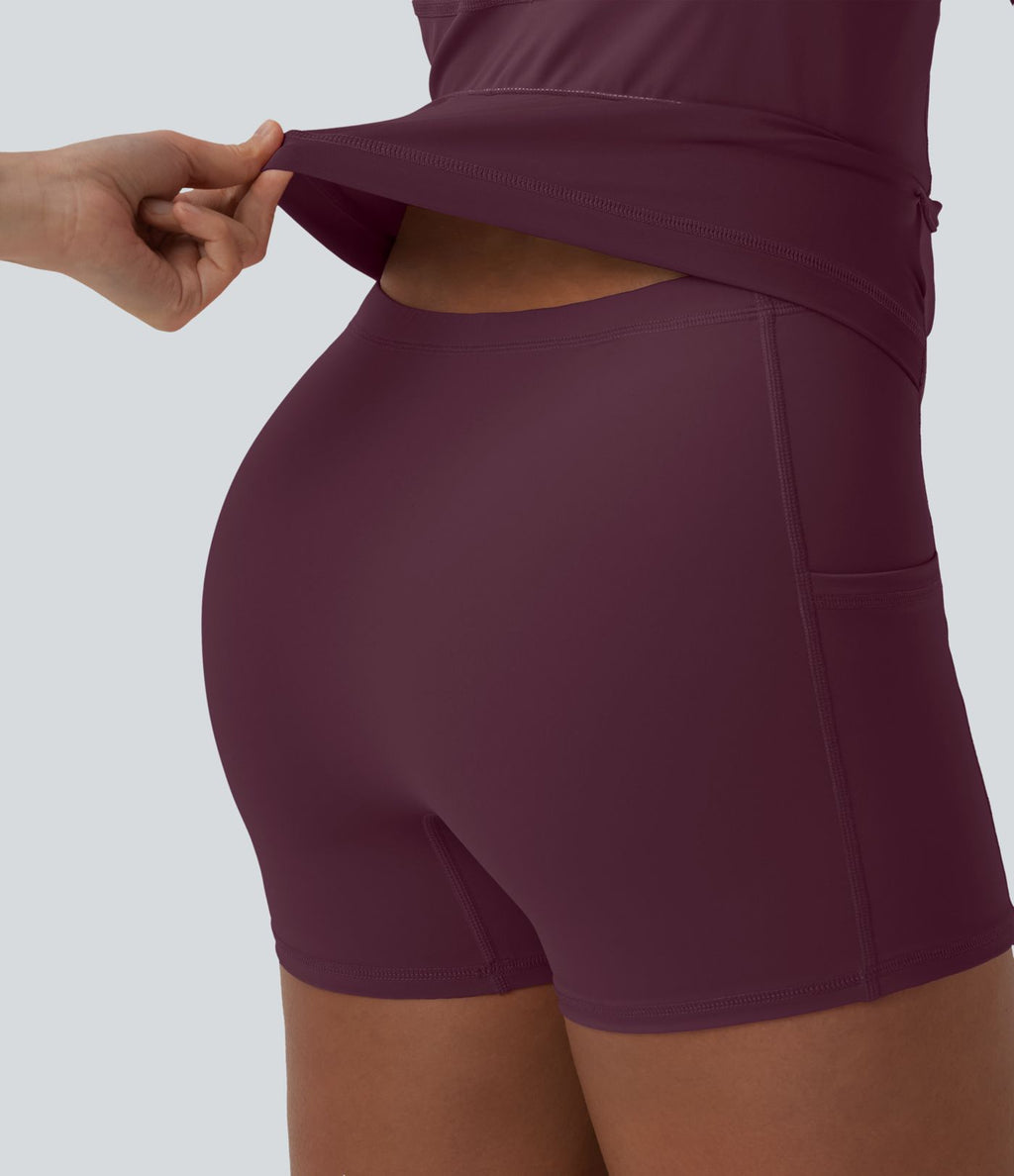 Robe de danse SoftlyZero™ Airy 2-en-1 effet frais InstantCool mini avec poches, accès facile Easy Peasy, longueur rallongée