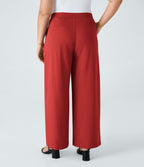Pantalon de travail grande taille coupe droite taille haute Halara Flex™ DayStretch avec poches