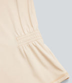 Haut de sport yoga SoftlyZero™ Plush manches longues froncé