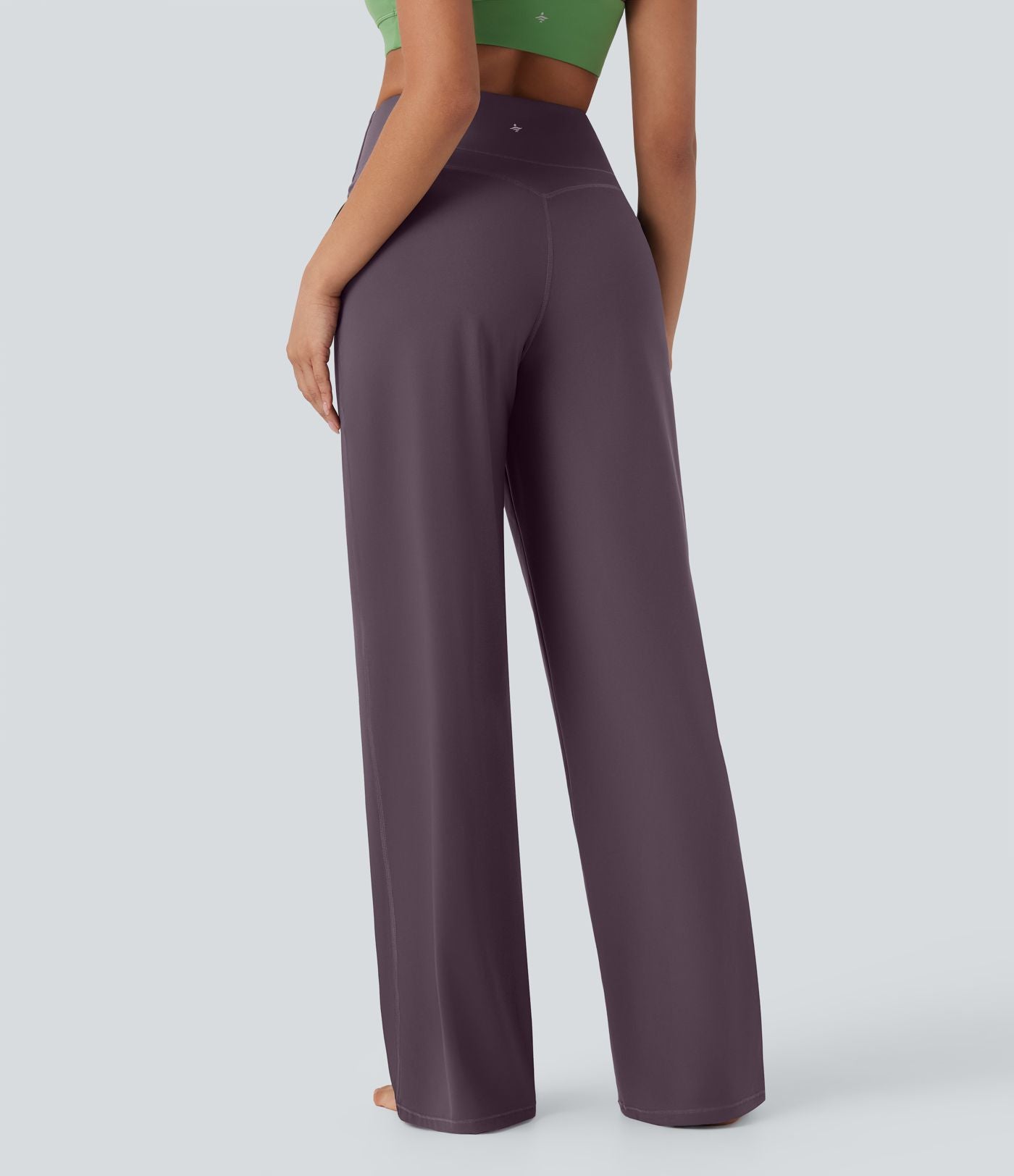 Pantalon de yoga droit gainant taille haute avec poches Halara UltraSculpt™