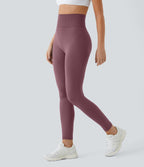 Legging taille haute froncé uni sans couture OneForm Seamless Flow